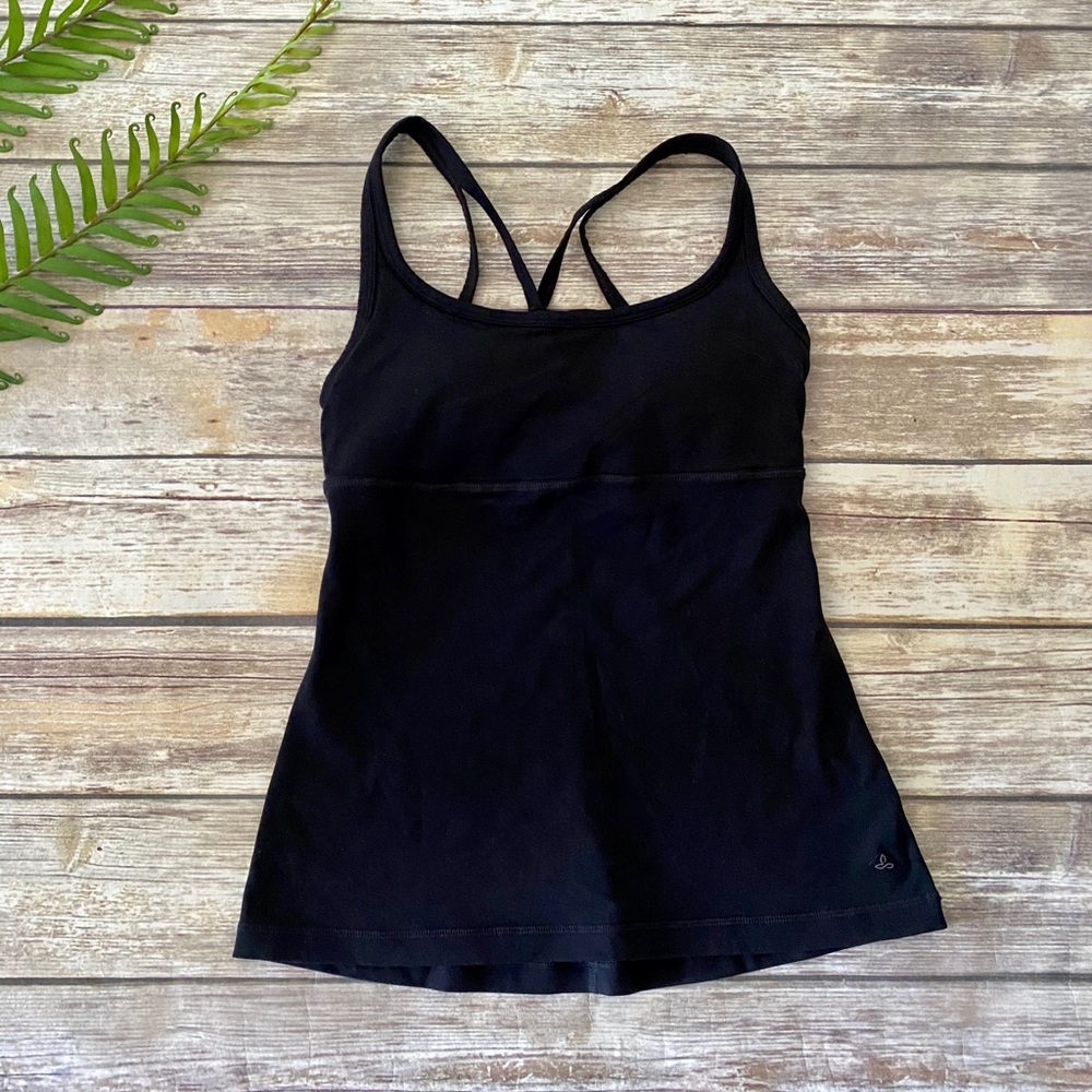 Prana Black Racerback Tank Top
